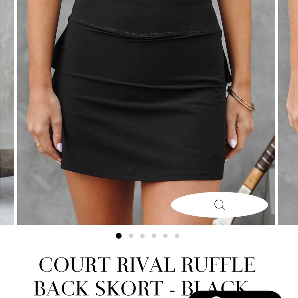 Court Rival Ruffle Back Skort - Picture 4 of 6